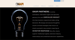 Desktop Screenshot of okapipartners.com